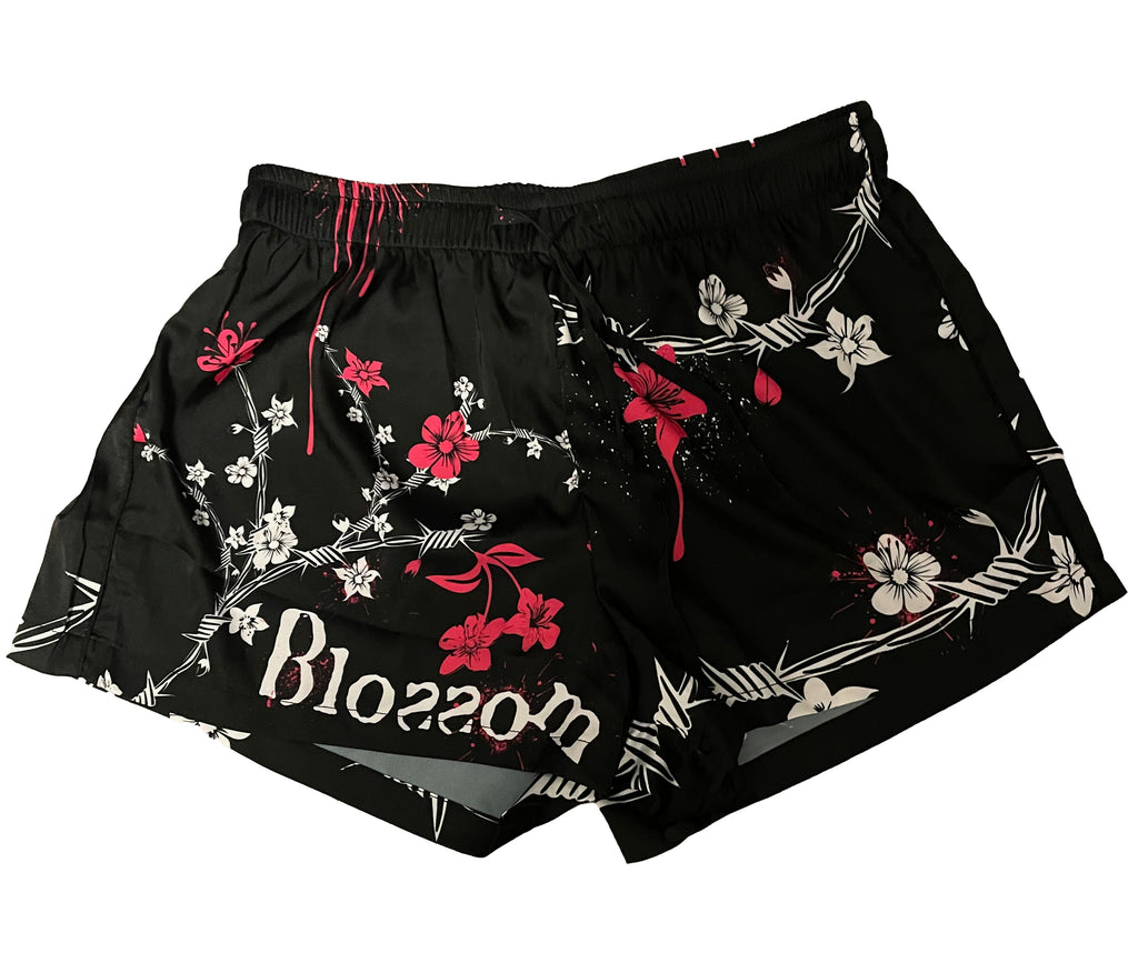Women’s Lux Cherry Blossom Drip Fashion Shorts